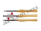 Vct 3 Pc X-long 16 1 2  Carbide Lathe Chisel Wood Turning Set Replaceable Tips