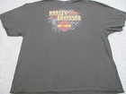 Harley Davidson Shirt Mens 4xl Xxxxl Black Motorcycle Bike Biker Spell Out Logo