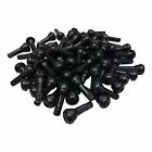 200pcs Car Auto Tr 413 Short Rubber Tubeless Snap-in Tyre Tire Valve Stems Black