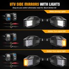 Colight Utv Side View Mirror Alluminum For Can Am Maverick X3 Max Turbo 2017-24