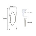 10pcs Plate Hanger  4 Inch Stainless Steel Wall Plate Hangers  Silver