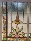 Splendid Antique Art Nouveau Stained Glass Window - Architectural Salvage 