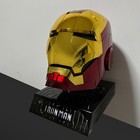 Us Ship  Autoking Gold Iron Man Mk5 Helmet 1 1 Wearable Voice-control Mask Props