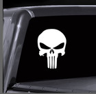 Punisher Skull Vinyl Decal   Car Window Sticker   Laptop Decal