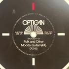 Vtg 70s Optigan Music Program Disc Folk Guitar And Other Moods Rare