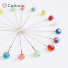 Cohana Tonbodama Glass Bead Dressmaker Pins