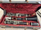 Antique Clarinet The Pedler Co Elkhart Ind W case  Stand  Booklets Untested Lot
