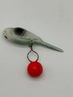 Vintage Small Birdcage Balancing Plastic Bird Budgie Parakeet Toy Japan