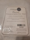 American Baby Company Playard Waterproof Quilted Pad - Fitted 27 X 39 White Nib