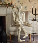 John Derian X Target 63  Skeleton Plush Pillow Halloween Or Christmas Hat New
