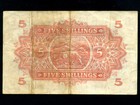 East Africa p-29b 5 Shillings 1950   King George Vi   Nice Vf    