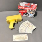 Gold Super Money Gun Handheld Cash Cannon Party 100pcs Replica Bills April Fools