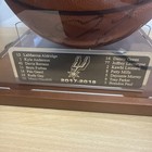 2017-18 Spurs Team Signed Basketball Autographed Ball