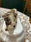 Vintage Ceramic Brown   White Cow Pitcher Japan Hand Painted Dee Bee Co W tag