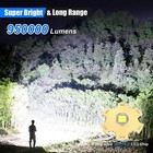 Flashlight High Lumens Rechargeable 950000 Lumen Led Flashlights Xhp70 2 Usb Sup