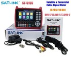 Satlink St-5155 Satellite Tv Receiver Dvb-s s2 t t2 c Combo Meter Hd H 265 10bit