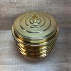 Artistic Churchware Communion 4 Stacking Drink Plates W Lid Cross Rw-500 Brass
