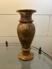Vintage Onyx Marble Vase   Natural Stone   8    Tall