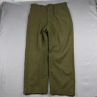 Vintage 50s Military Pants Mens 34x30 M-51 Field Trousers Wool Serge 18oz Talon