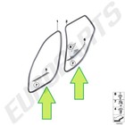 2011-2017 Bmw X3 F25 Door Seal Edge Protector 4-piece Rubber Weatherstrip Set
