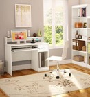 Computer Desk Pc Laptop Table Workstation Study Home Office With Drawers