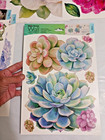 Jumbo Wall Stickers Large Flowers Decals Roses Lilac Cactus  You Get All 6 Packs