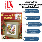Leisure Arts Hummingbird Quartet Cross Stitch Book     Beautiful Cross Stitch