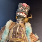 Antique Chinese Opera Doll Puppet Handmade Hand Carved 17  Devil Mogui Demon