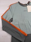 Icebreaker 200 Sonebula Baselayer Shirt Merino Wool Galaxy Moss Blaze Men M Nwt 