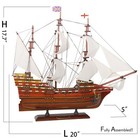 20  Wooden Mayflower Sailing Ship Model  Nautical Decor For Home