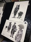 Star Wars Movie Props Concept Art The Force Awakens Production Art Used Print R1
