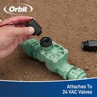 Orbit 57865 Battery-operated Sprinkler Timer  Black 
