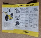 Vintage Chief Garden Tractors Advertising Brochure Great Lakes Rock Creek Ohio