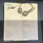 Logitech H390 Usb-a Wired Headband Headset  Black  Noise-cancel Mic  Volume