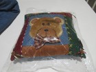Nos Vtg 90s Teddy Bear Creations Plush Blanket 3d Quilted Baby Nursery   Pillow