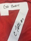 Ohio State Carnell Tate Signed autographed Custom Scarlet Jersey W  Script Jsa