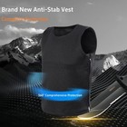 Anti-cut Anti-stab Dual Laye Vest Concealed Inner Soft Armor Protective Vest