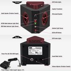 4-in-1 Ultrasonic Rodent Repellent Plug-in Electronic Mice Burgundy  Black 
