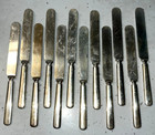 Lot Of 12 Vintage Rogers Bros 1847 Warranted 12 Dwt Silverplate Knives Knife Set
