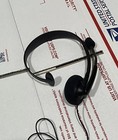 Microsoft Xbox 360 Chat Headset With Microphone Black X814389-002 Open Box
