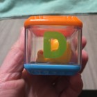 Vintage Fisher Price Peek A Boo Replacement Blocks Block    letter D   Duck