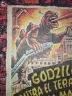 Original - 1966 Godzilla Ebirah Horror Of The Deep - Movie Poster - 27  X 37 