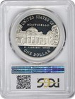 1993-s Jefferson Silver Commemorative Dollar Pr69dcam Pcgs Proof 69 Deep Cameo