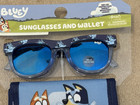 New  Bluey   Bingo Kids Sunglasses And Wallet Set