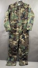 Us Military Coveralls Mens Medium Woodland Camo Mechanics Cold Weather Suit Hunt
