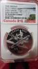 2017 Canada 20 Dollars 1oz 9999 Silver World War Ii Aircraft Avro Anson Ngc Pf70