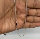 925 Sterling Silver 2mm Cuban Link Chain Necklace Men   swomen   s 16-36  Made Italy