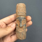 Very Old Ancient Sassanian King Large Lapis Head Figure