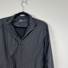 Nike Golf Women   s 1 4 Zip Pullover Windbreaker Jacket Black Sz L