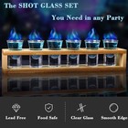 Shot Glasses 6pcs Shot Glass Set 1oz 30ml Shot Glass Holder Heavy Base For Wh   